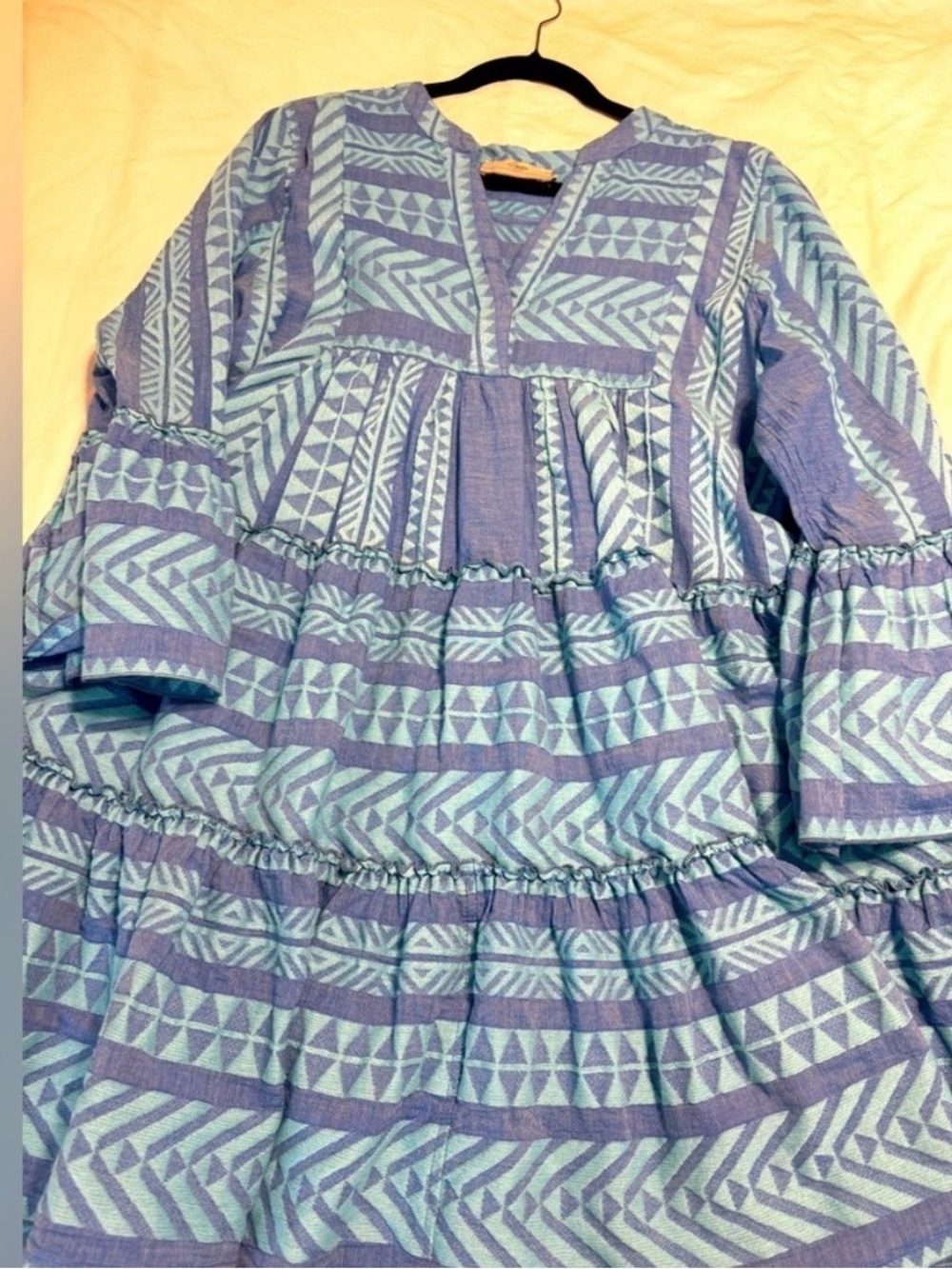 Devotion TWINS Lavender and Light Blue Mini Dress